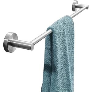 Towel BAR Rack Towel Rack Wall Mounted Single Towel Storage Rack Towel Bar,Copper Round Towel Rod for Bathroom or Kitchen,Polished Chrome Finish Towel Storage Shelf Bathroom Hardware/50Cm (Size : 20C