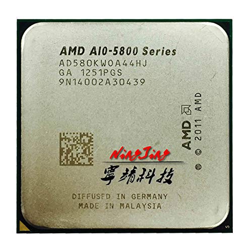 SAAKO A10-5800K Quad-Core CPU Processor Socket FM2 Making Computers Process Data Faster