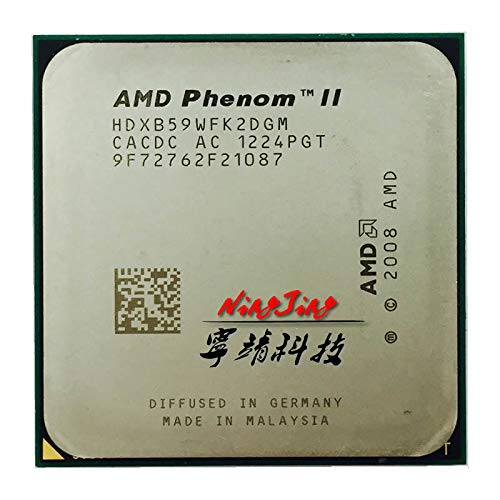 SAAKO Phenom II X2 B59 3.4 GHz Dual-Core CPU Processor HDXB59WFK2DGM Socket AM3 Making Computers Process Data Faster