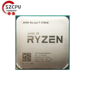 SAAKO Ryzen 7 1700X R7 1700X 3.4 GHz Gaming Zen 0.014 Eight-Core CPU Processor YD170XBCM88AE Socket AM4 Making Computers Process Data Faster