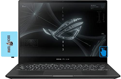 ASUS ROG 13.4" 120Hz WUXGA Touchscreen Gaming Laptop (AMD Ryzen 9 6900HS 8-Core, 16GB LPDDR5 6400MHz RAM, 1TB SSD, GeForce RTX 3050 Ti 4GB, Backlit KYB, Killer WiFi 6E, BT 5.2, Win 11 Home) w/Hub