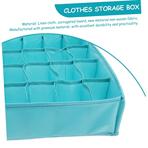 Alipis 1pc Box Underwear Storage Box Underwire Bra Necktie Organizer Clothes Drawers Sock Organizer Box Plastic Bra Storage Drawer Organizer Divider Multi-grid Box Clothing Storage Case