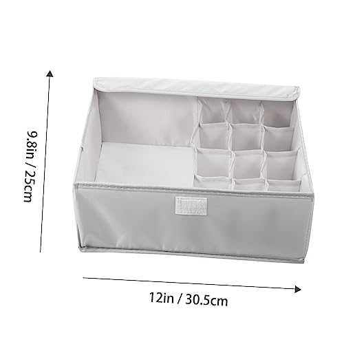 BESTOYARD underwear storage box clothes drawer hanging drawers for closet collapsible container cloth Drawer Dividers bra Socks Storage Container underwear drawer underwear storage organizer