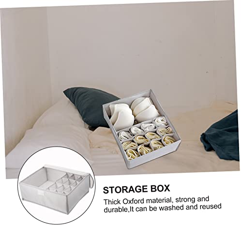 BESTOYARD underwear storage box clothes drawer hanging drawers for closet collapsible container cloth Drawer Dividers bra Socks Storage Container underwear drawer underwear storage organizer