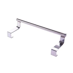 Angoily 2pcs Cabinet Towel Holder Kitchen Dish Rack Bathroom Towel Hanger Over The Cabinet Towel Hanger Stainless Steel Towel Hanger Over The Door Towel bar Cupboard Towel Rack