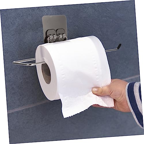 Cabilock 1 Set 4pcs Scouring Pad Paper Towel Holder Towel Rod Hand Towel Holder Paper Holder Towel Holder Stand Paper Towels Holders Toilet Roll Holder Towel Storage Holder Towel Rack