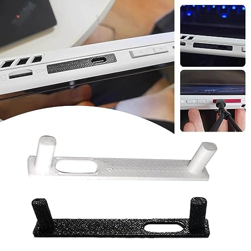 DTREEL for ASUS ROG Ally Dust Plug Handheld Charging Port Protection Cover Stick Locks Dust Plug and Rocker Locks