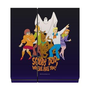 Head Case Designs Officially Licensed Scooby-Doo Where are You? Graphics Vinyl Sticker Gaming Skin Decal Cover Compatible with Sony Playstation 4 PS4 Console and DualShock 4 Controller Bundle