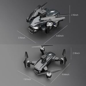 1080P HD WiFi FPV Drone, Dual HD Camera, Gesture Control, Route Flying, Live Video, Circle Fly, Multifunction Smart Drone for Beginners&Professionals
