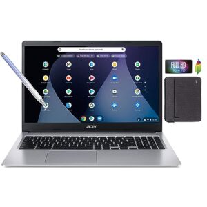 acer chromebook touchscreen laptop 15.6inch - stylus pen - google chromebook - 13hours battery life - usb c - numeric keypad - wireless ac - camera - school students college (4gb ram |64gb emmc+pen)