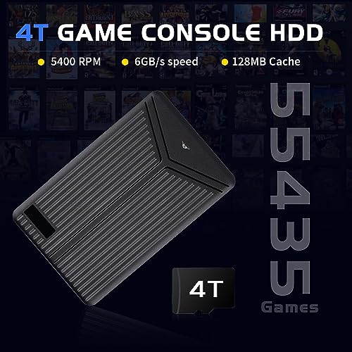 Retro Games Card,Handheld Game Console Game Card, Plug and Play Built-in 40,000+ Retro Games/73 Emulators/EmuELEC 4.6 (256G)