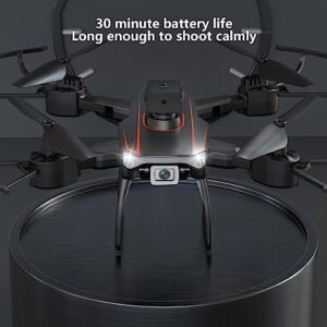 Mini Drone With 4K HD FPV Camera Remote Control Toys Gifts For Boys Girls With Altitude Hold Headless Mode Start Speed Adjustment(Black)