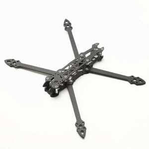 FPV Drone Frame, Racing Drone Frame Lightweight 7in H Structure Carbon Fiber 295mm for Replacement (Red)