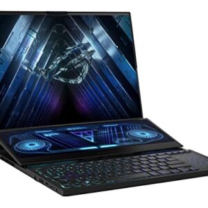 ASUS ROG Zephyrus Duo 16 GX650 GX Gaming & Entertainment Laptop (AMD Ryzen 9 7945HX 16-Core, 64GB DDR5 4800MHz RAM, 2x8TB PCIe SSD RAID 1 (8TB), GeForce RTX 4080, 16.0" Win 11 Pro) with DV4K Dock