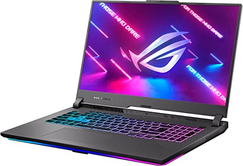 ASUS ROG Strix G17 GS713 Gaming & Entertainment Laptop (AMD Ryzen 9 7945HX 16-Core, 64GB DDR5 4800MHz RAM, 2x8TB PCIe SSD RAID 0 (16TB), GeForce RTX 4060, 17.3" 240Hz Win 11 Pro) with DV4K Dock