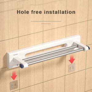 YLYAJY LED Induction Light Towel Holder Without Drilling 1/2 Rod Towels Bathroom Shelf Bathroom Accessories (Color : E, Size : As Shown)