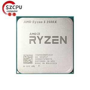 SAAKO Ryzen 5 2500X R5 2500x 3.6 GHz Gaming Zen+ Quad-Core Eight-Thread CPU Processor 65W L3=8M YD250XBBM4KAF Socket AM4 Making Computers Process Data Faster