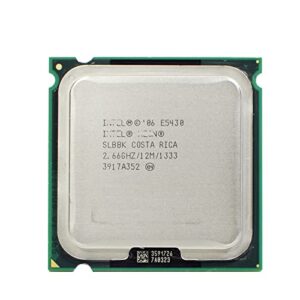 movols cpu compatible with xeon e5430 2.66ghz 12m 1333mhz cpu processor works on lga775 motherboard improve computer running speed