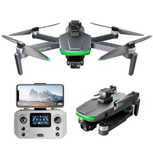 rkstd 2.7k camera gps rc drone for adults, foldable rc quadcopter, auto return, follow me, brushless motor, circle flight, waypoint flight, altitude hold, headless mode