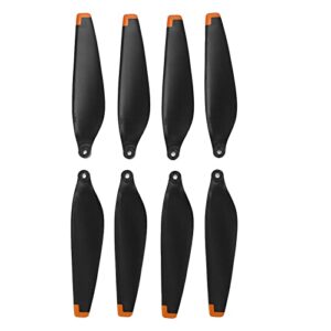 heepdd drone wing blade, high rigidity drone accessory strong traction lightweight strong drone propeller (orange edge)