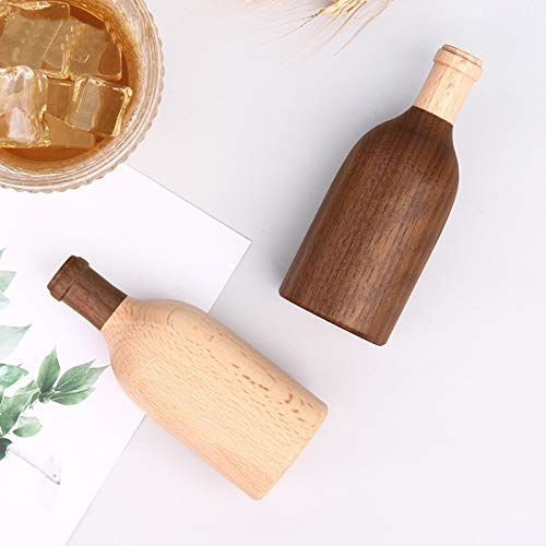 ANACRO Bottle Openers, Home Beer Bottle Opener, with Magnetic Wooden Kitchen Bar Creative Personality of Red Wine From the Cover Unit (Color : A)