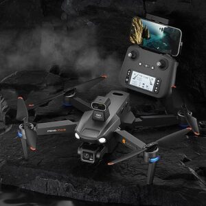 RKSTD 4K Camera GPS RC Drone For Adults With Obstacle Avoider, Foldable RC Quadcopter, Brushless Motor, Circle Flight, Waypoint Flight, Auto Return, Follow Me, Altitude Hold, Headless Mode