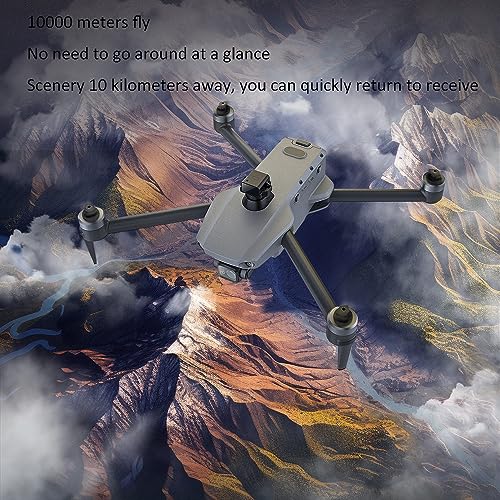 RKSTD WiFi FPV RC Drone For Beginners, Drone With Dual HD Cameras - GPS Foldable RC Quadcopter, Brushless Motors, Suitable For Adults And Kids, Track Flight, Auto Hover