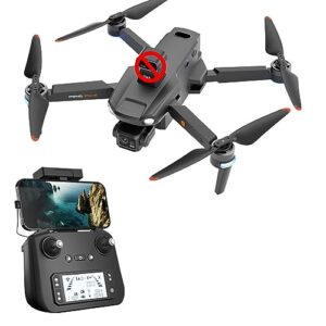 rkstd 4k camera gps rc drone for adults, foldable rc quadcopter, brushless motor, circle flight, waypoint flight, auto return, follow me, altitude hold, headless mode