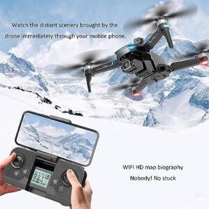 RKSTD Drone With Dual HD Camera - GPS Foldable RC Quadcopter, Brushless Motors, Suitable For Adults And Kids, WiFi FPV RC Drone For Beginners, Trajectory Flight, Auto Hover