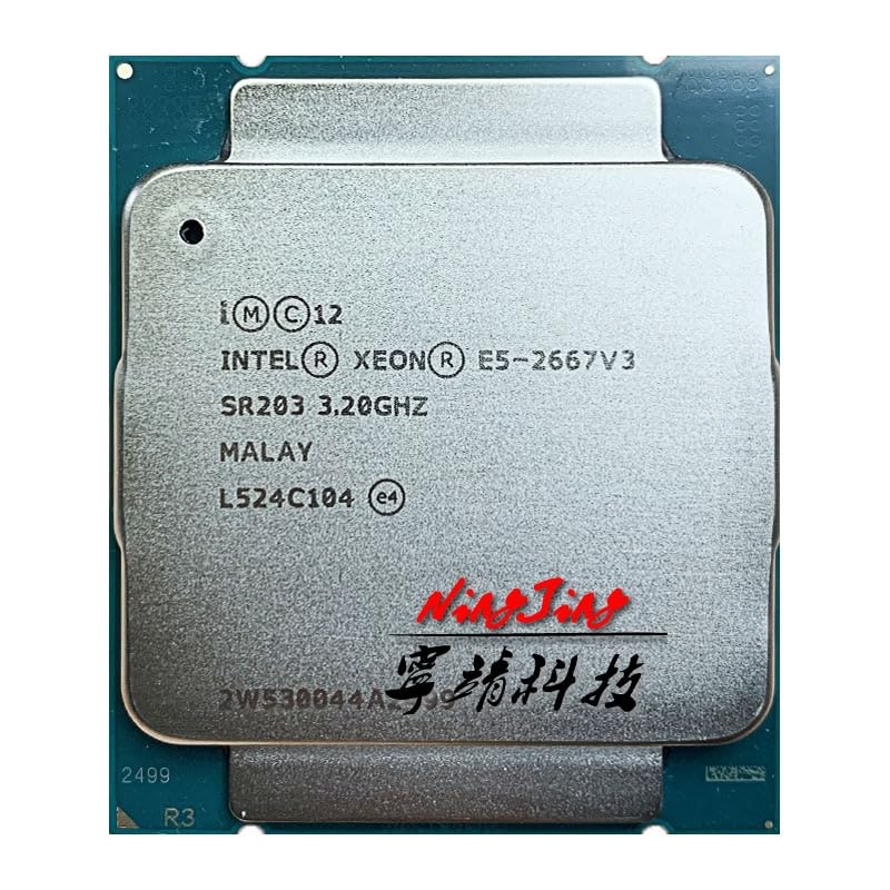 SAAKO Xeon E5-2667V3 3.2GHz Eight-Core Sixteen-Four-Thread CPU Processor Making Computers Process Data Faster