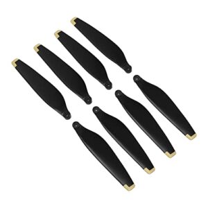gloglow drone propellers, drone accessories pc flexible drone wing blade for mini 3 (gold edge)