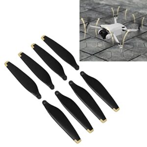 GLOGLOW Drone Propellers, Drone Accessories PC Flexible Drone Wing Blade for Mini 3 (Gold Edge)