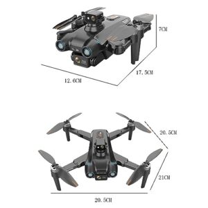 RKSTD HD FPV RC Drone, Kids RC Drone With Camera - Foldable RC Quadcopter For Adults With Belt, Optical Flow Positioning, Gravity Sensor, One Button Start, Automatic Return