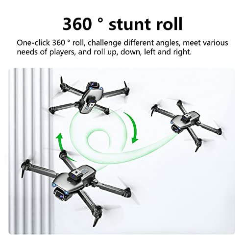 Electric Modulated Dual Camera 1080P HD Aerial Drone With Optical Flowss Obstacle Avoidance, Headless Mode, Altitude Hold, Folding Quadcopter RC Airplane, RC Toy Gift For Boys And Girls Beginner