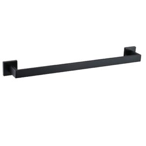 matte black stainless steel bathroom hardware sets robe hook towel bar toilet paper holder bathroom accessories sets,towel rack long rod,one