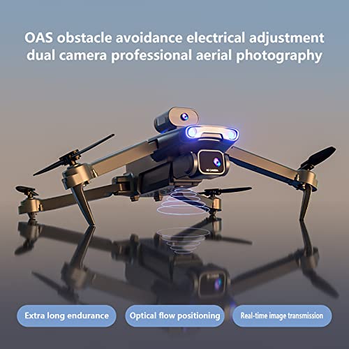 Electric Modulated Dual Camera 1080P HD Aerial Drone With Optical Flowss Obstacle Avoidance, Headless Mode, Altitude Hold, Folding Quadcopter RC Airplane, RC Toy Gift For Boys And Girls Beginner