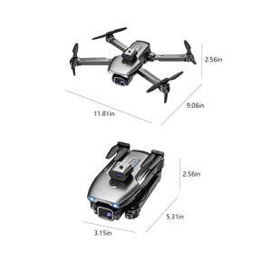 Electric Modulated Dual Camera 1080P HD Aerial Drone With Optical Flowss Obstacle Avoidance, Headless Mode, Altitude Hold, Folding Quadcopter RC Airplane, RC Toy Gift For Boys And Girls Beginner