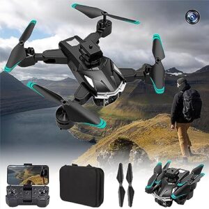 mini aerial photography drone for kids - foldable remote control quadcopter with 1080p hd fpv camera - drone toys with altitude hold, headless mode and one key start, gifts for boys girls