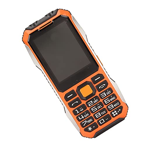 Gugxiom Seniors Cell Phone, Dual SIM, Big Button, 2.4in HD Screen, Long Battery Life, Unlocked for Seniors (Orange)