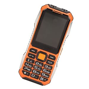 Gugxiom Seniors Cell Phone, Dual SIM, Big Button, 2.4in HD Screen, Long Battery Life, Unlocked for Seniors (Orange)