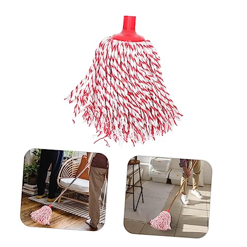 LALAFINA Cleaning Mop Floor Mop Commercial Mop Head Rope Mop Head Clean Mop Head Commercial String Mop Head Mopping String Head Practical Mop Head Washable Mop String Head Replacement Head