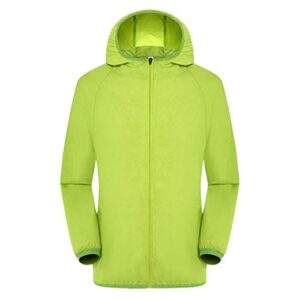 rtrde waterproof jackets for men, rain jacket men's lightweight jacket raincoat with hood golf cycling windbreaker long jacket men light jacket mens jacket chamarra impermeable (s, green)
