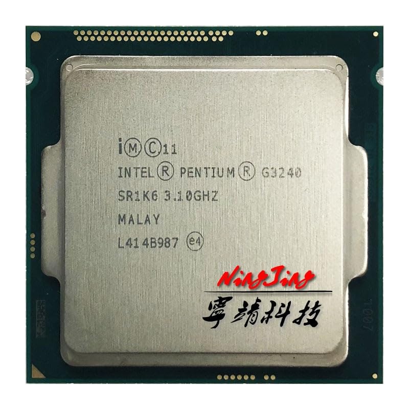 SAAKO Pentium G3240 3.1 GHz Dual-Core CPU Processor 53W LGA 1150 Making Computers Process Data Faster