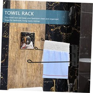 STOBAZA 4pcs Swivel Frame Wall Towel Rack Swivel Towel Rack Swing Hangers Wall Mounted Swivel Towel Rack Bathroom Swivel Towel Rails Towel Racks Bathroom Towel Rod Towel Rack Bathroom