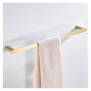 towel bar rack towel rail for bathroom,brushed towel bar wall mounted hand towel bar bathroom towel holder kitchen dish cloths hanger/bath towel rack 60cm (color : single rod 60cm, size : christmas