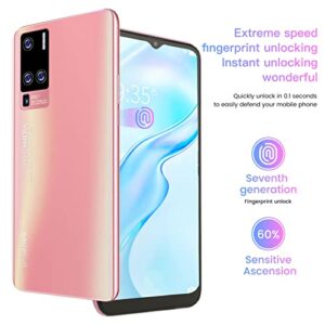 Unlocked Cellphone, 4000mAh Cellphone 10 Core Processor 5G 6.53in IPS Dropscreen Dual Card Slots Face Recognition for Birthdays (US Plug 110V)