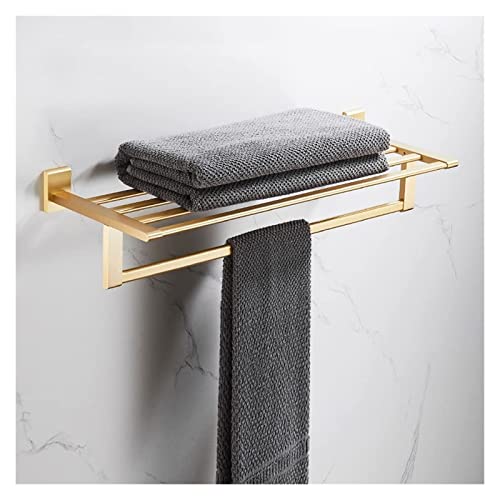 Towel BAR Rack Towel Rail for Bathroom,Copper Bath Hand Towel Holder,Towel Hanging Bathroom,Brushed Shelf Storage Rack Towel Bar/Towel Rack (Color : Single Rod, Size : Christmas Reindeer -Style5)