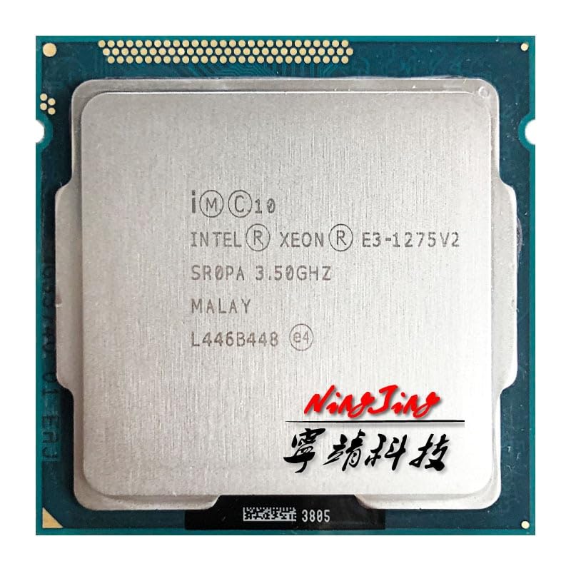 SAAKO Xeon E3-1275V2 3.5 GHz Quad-Core CPU Processor 8M 77W LGA 1155 Making Computers Process Data Faster