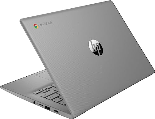 HP Chromebook 14 Inch Laptop for Students Home, Quad-Core Intel Celeron N4120, Intel UHD Graphics 600, 4GB LPDDR4X 4266MHz RAM, 64GB eMMC, Long Battery Life, HD Webcam, HDMI, Chrome OS, Modern Gray