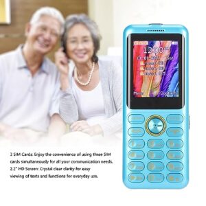 2G Phone, Big Button Cellphone One Button Flashlight 2500mAh Battery for Travel for Elderly (US Plug)